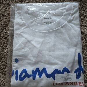 Diamond Supply Co. White T-Shirt with Logo